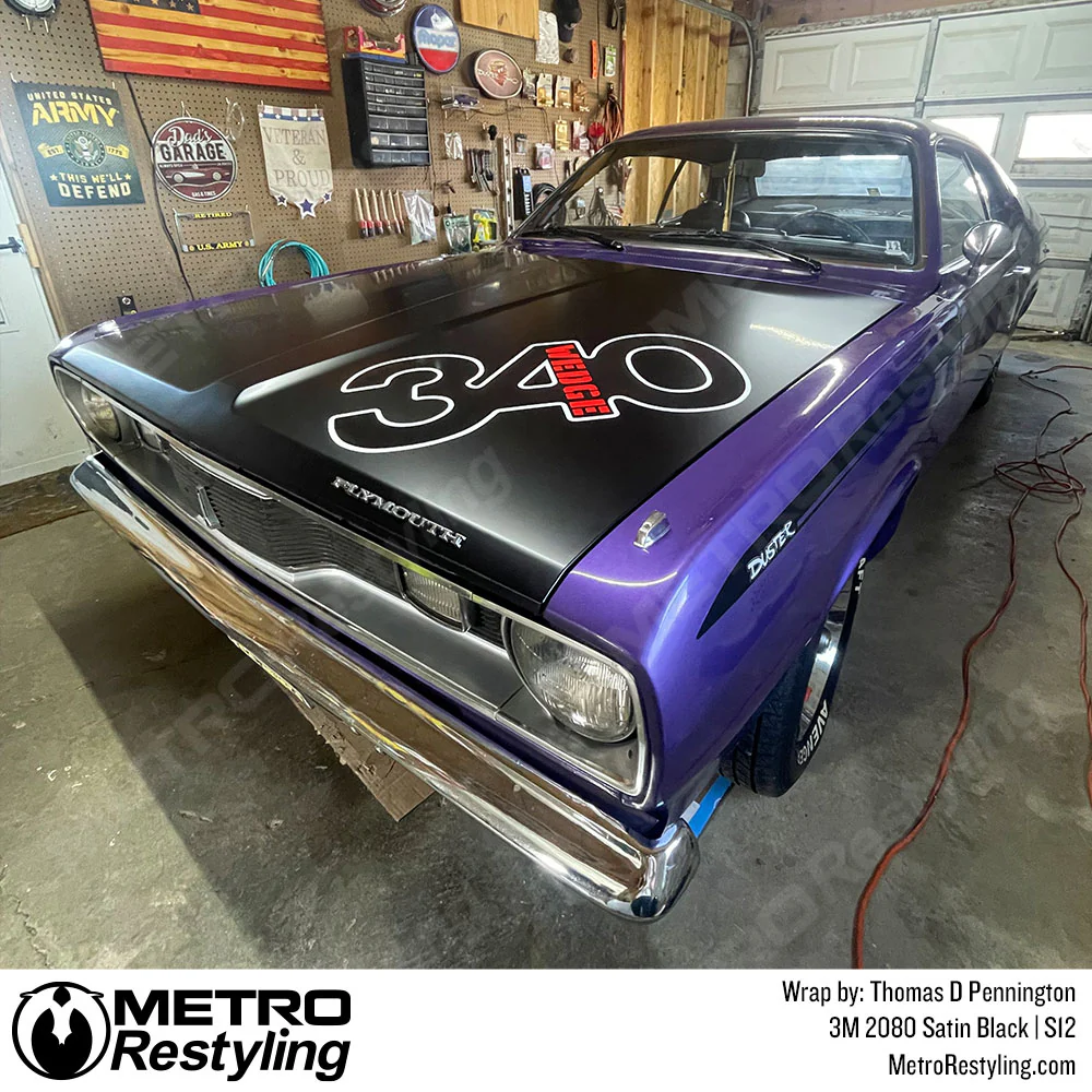 3M 2080 Satin Black Vinyl Wrap | S12 - Image 46