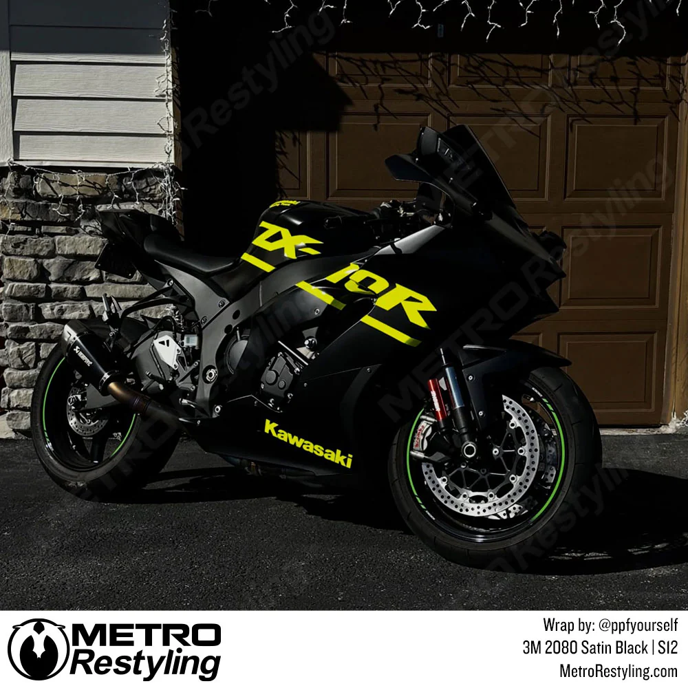 3M 2080 Satin Black Vinyl Wrap | S12 - Image 50