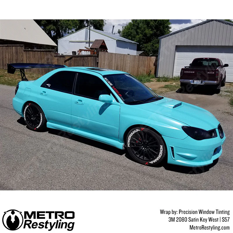 3M 2080 Satin Key West Vinyl Wrap | S57 - Image 13
