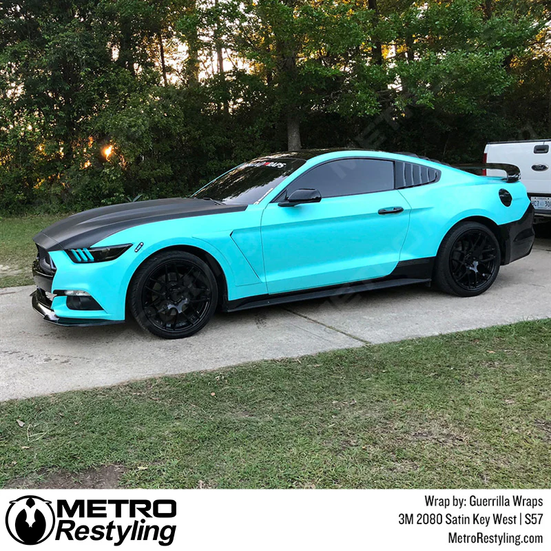 3M 2080 Satin Key West Vinyl Wrap | S57 - Image 14