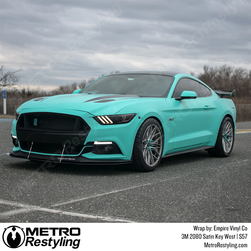 3M 2080 Satin Key West Vinyl Wrap | S57 - Image 15