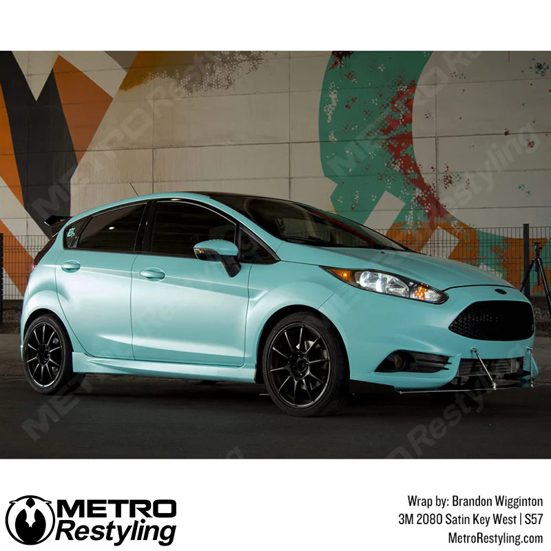 3M 2080 Satin Key West Vinyl Wrap | S57 - Image 16