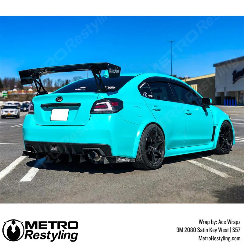 3M 2080 Satin Key West Vinyl Wrap | S57 - Image 17
