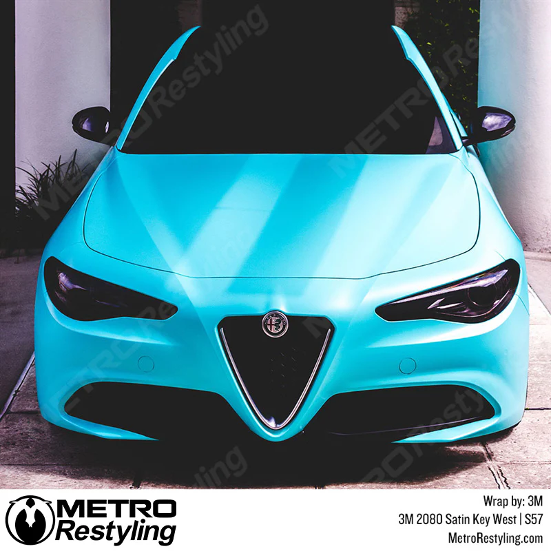 3M 2080 Satin Key West Vinyl Wrap | S57 - Image 20