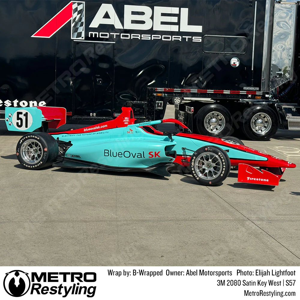 3M 2080 Satin Key West Vinyl Wrap | S57 - Image 24