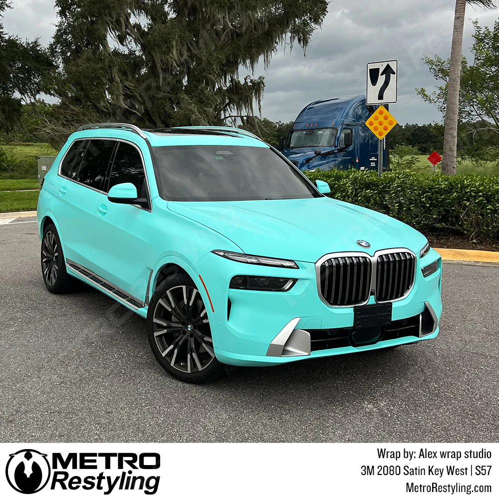 3M 2080 Satin Key West Vinyl Wrap | S57 - Image 26