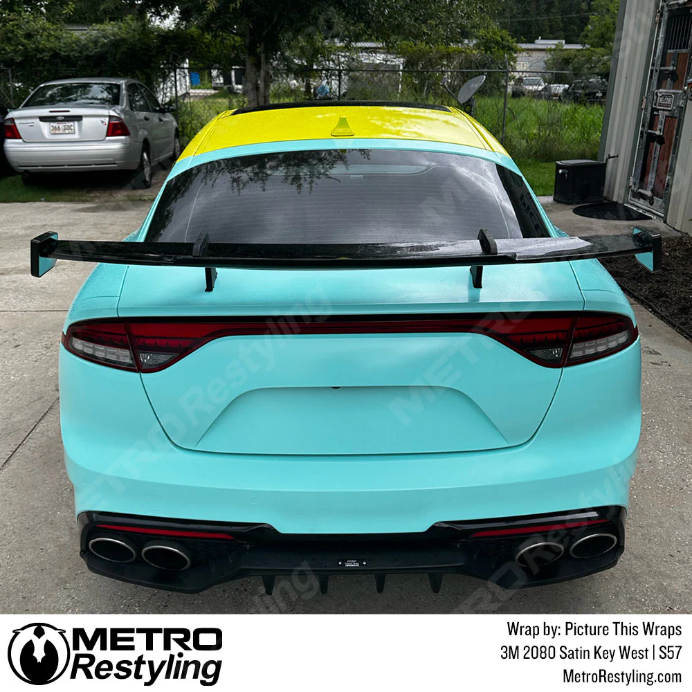 3M 2080 Satin Key West Vinyl Wrap | S57 - Image 27