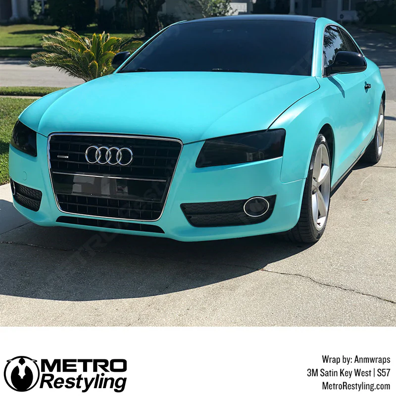 3M 2080 Satin Key West Vinyl Wrap | S57 - Image 3