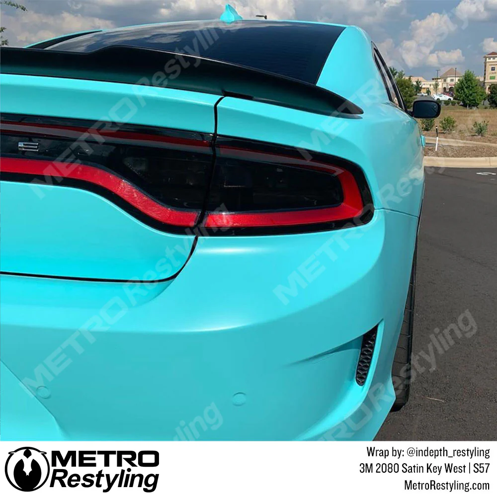 3M 2080 Satin Key West Vinyl Wrap | S57 - Image 4