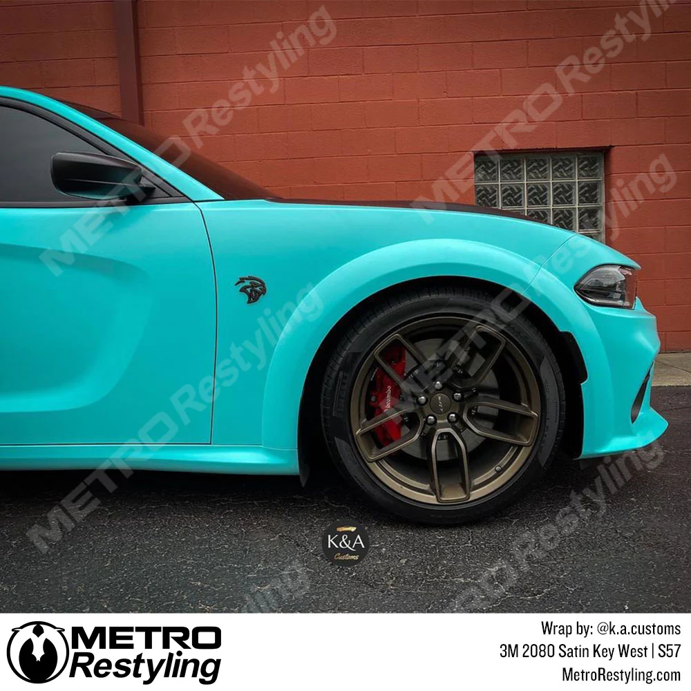 3M 2080 Satin Key West Vinyl Wrap | S57 - Image 5