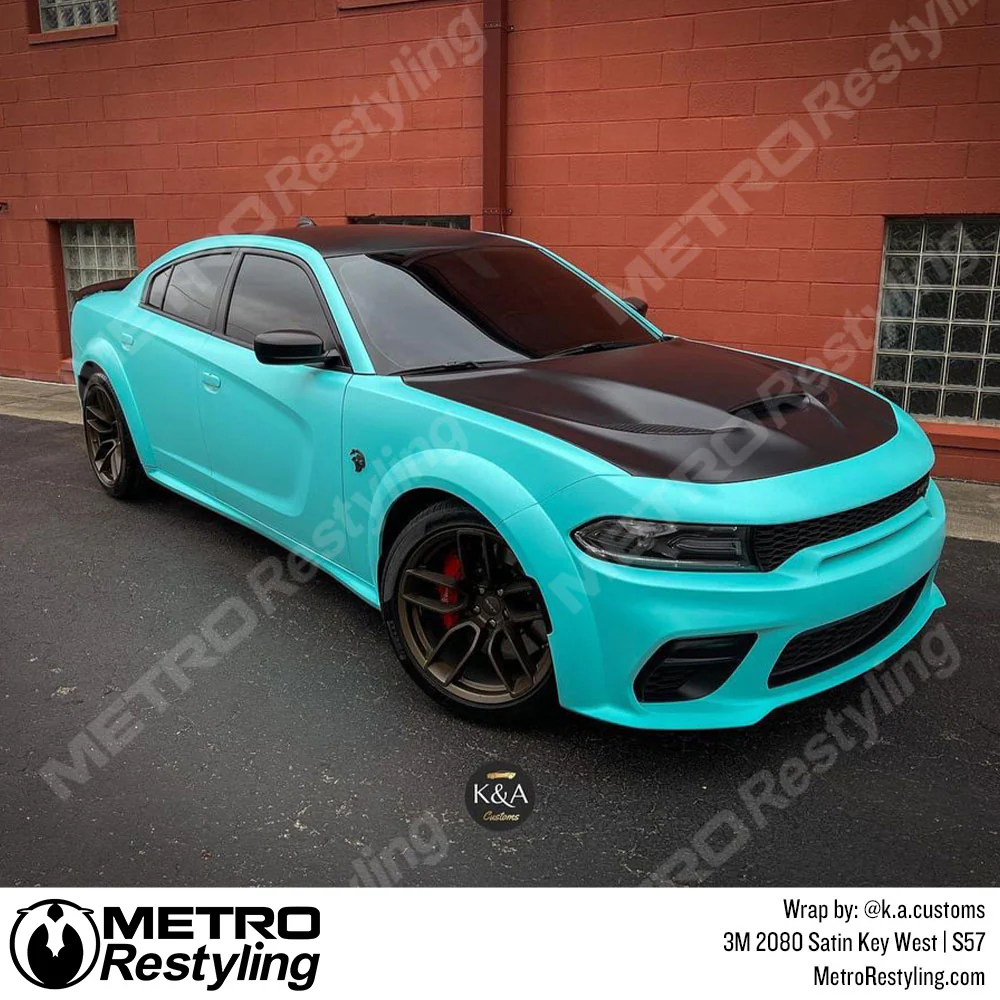 3M 2080 Satin Key West Vinyl Wrap | S57 - Image 6
