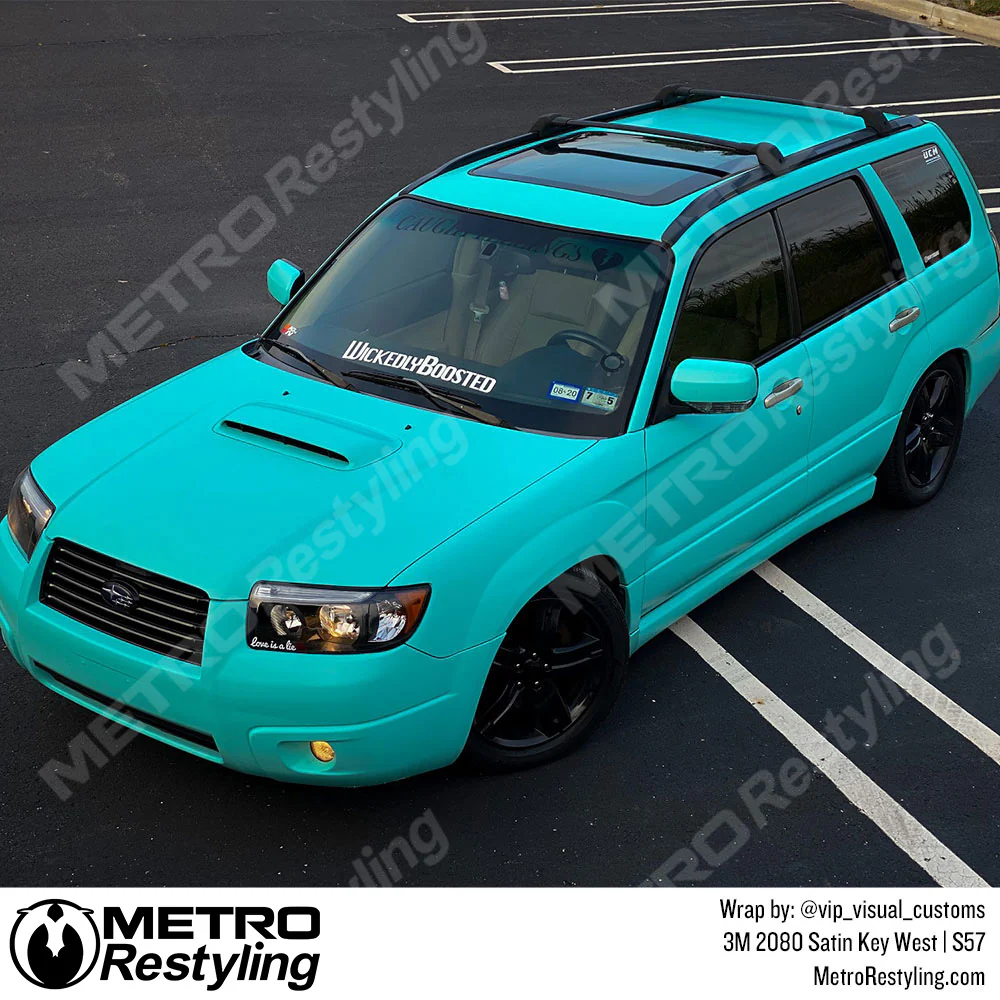 3M 2080 Satin Key West Vinyl Wrap | S57 - Image 7
