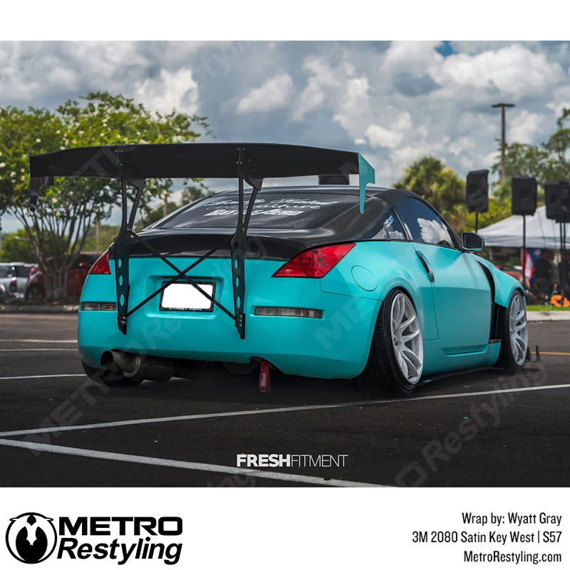 3M 2080 Satin Key West Vinyl Wrap | S57 - Image 8
