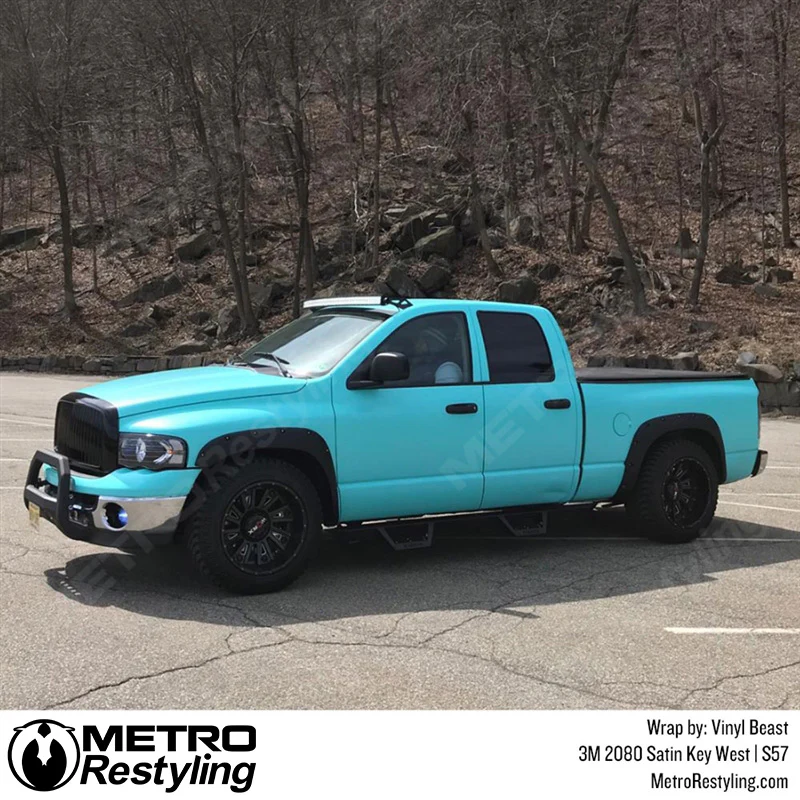 3M 2080 Satin Key West Vinyl Wrap | S57 - Image 9