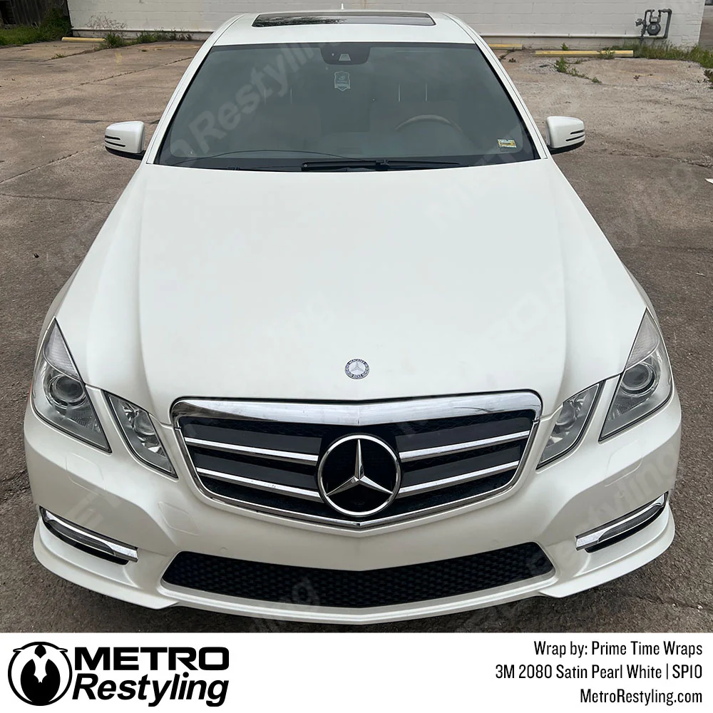 3M 2080 Satin Pearl White Vinyl Wrap | SP10 - Image 17