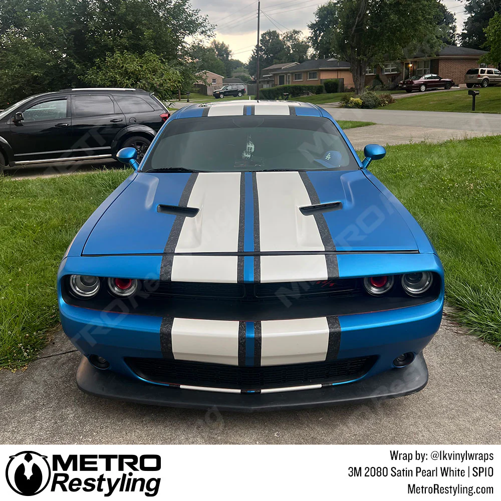 3M 2080 Satin Pearl White Vinyl Wrap | SP10 - Image 18