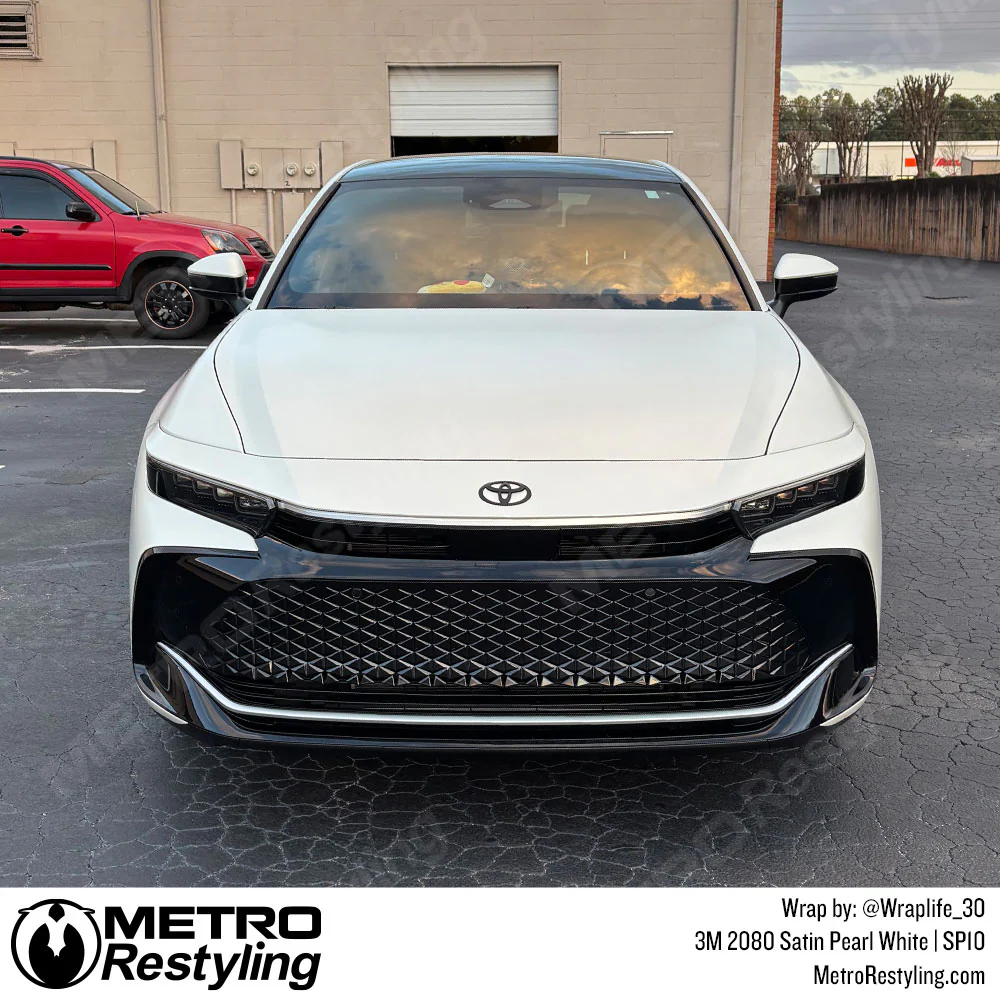 3M 2080 Satin Pearl White Vinyl Wrap | SP10 - Image 20
