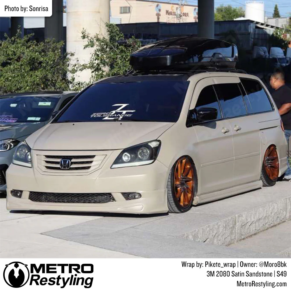 3M 2080 Satin Sandstone Vinyl Wrap | S49 - Image 4