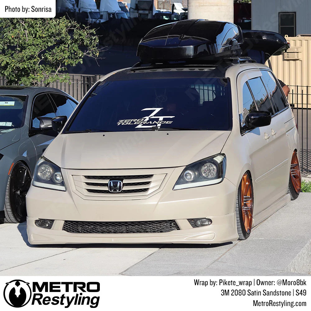 3M 2080 Satin Sandstone Vinyl Wrap | S49 - Image 5