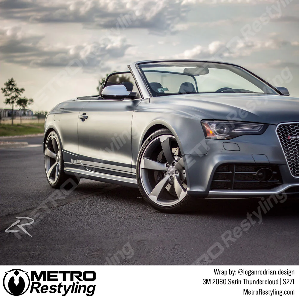 3M 2080 Satin Thundercloud Vinyl Wrap | S271 - Image 15