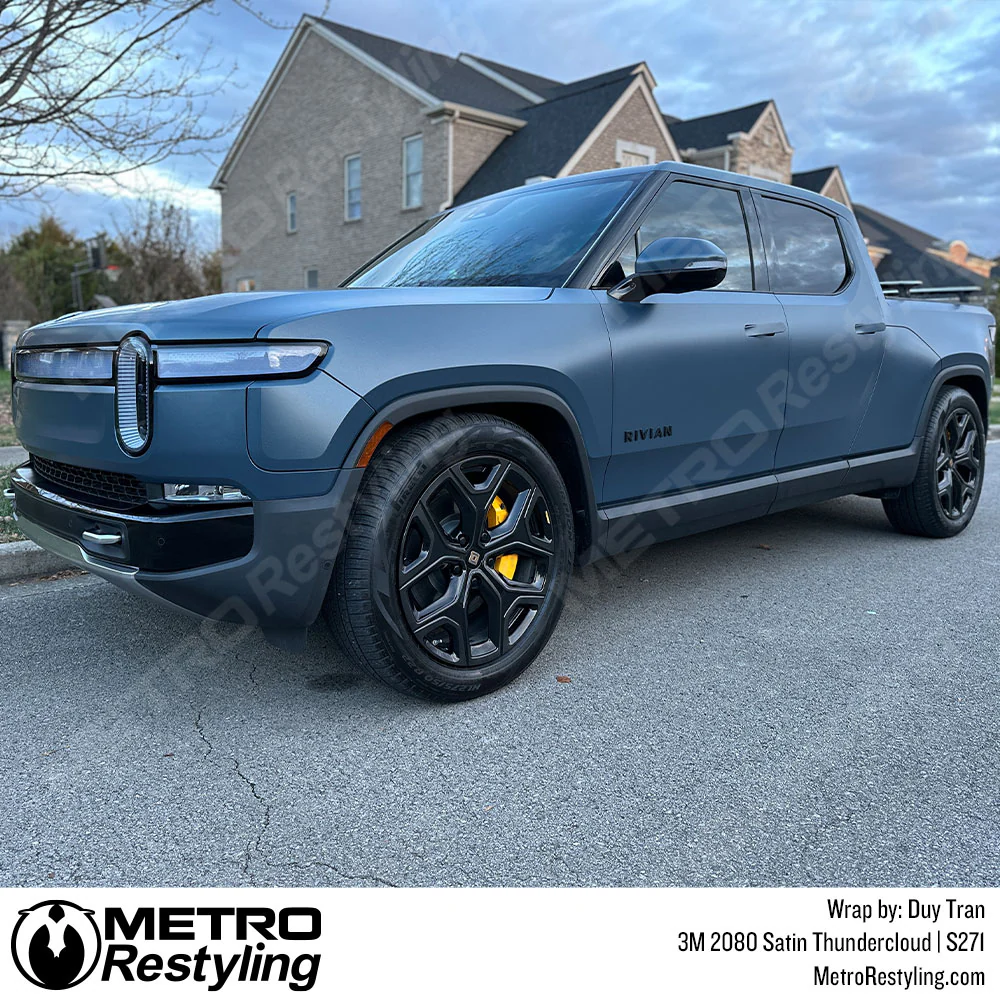 3M 2080 Satin Thundercloud Vinyl Wrap | S271 - Image 17