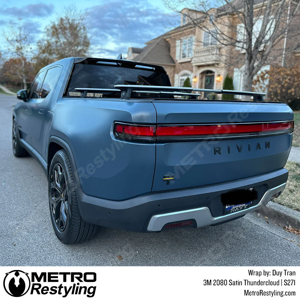 3M 2080 Satin Thundercloud Vinyl Wrap | S271 - Image 19
