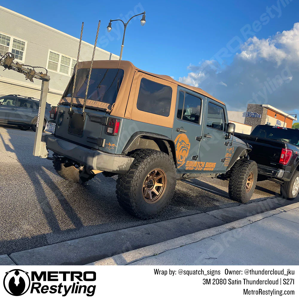3M 2080 Satin Thundercloud Vinyl Wrap | S271 - Image 22