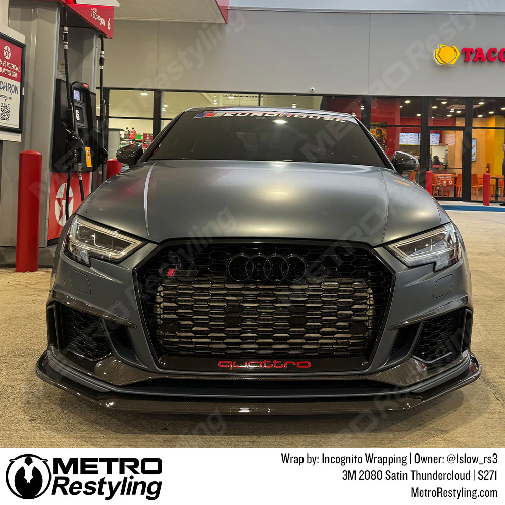 3M 2080 Satin Thundercloud Vinyl Wrap | S271 - Image 31