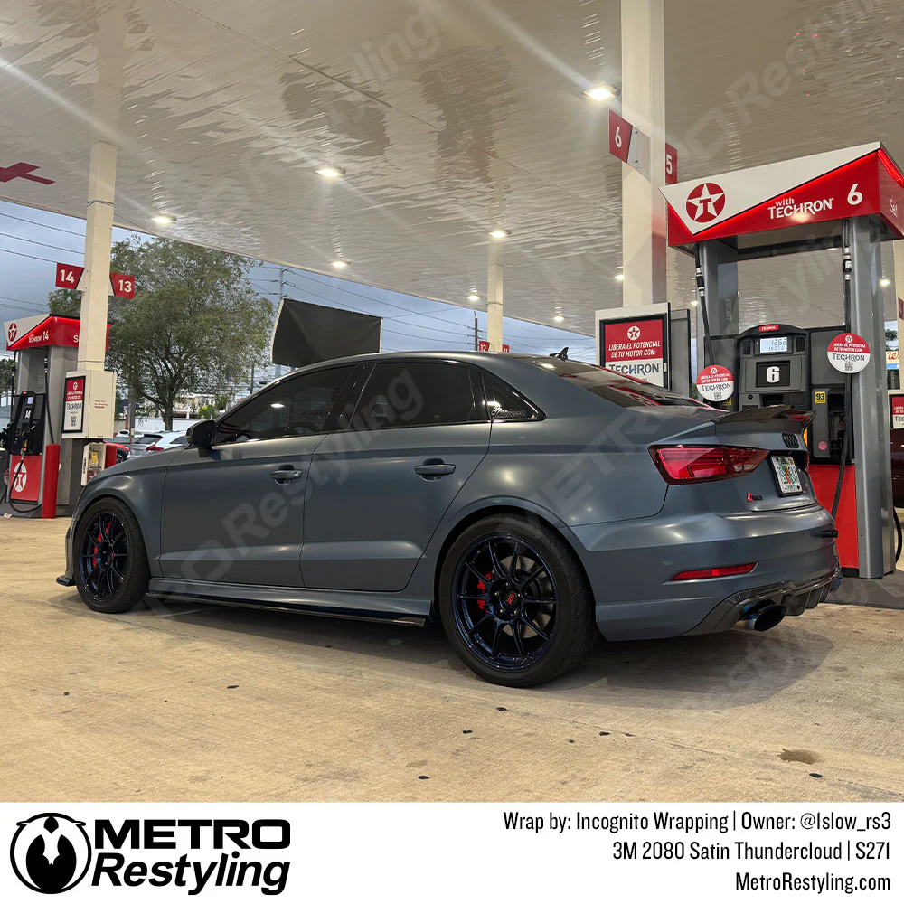 3M 2080 Satin Thundercloud Vinyl Wrap | S271 - Image 32