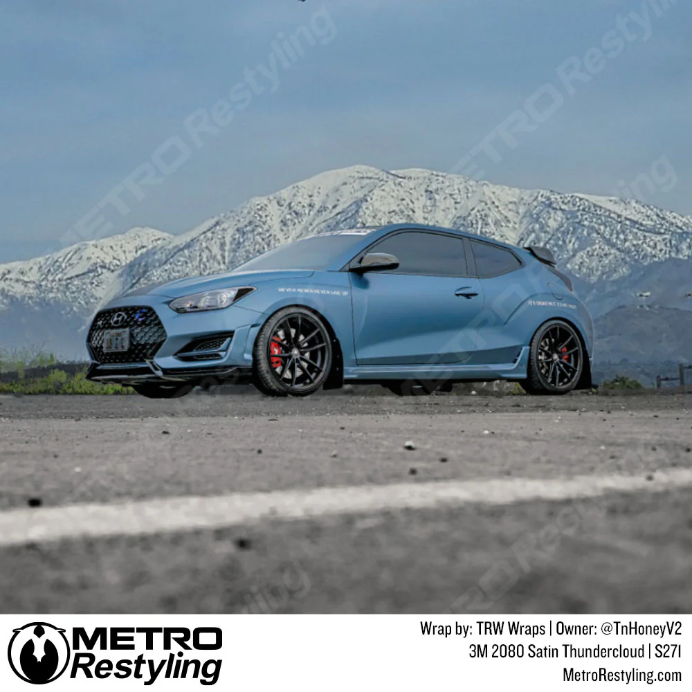 3M 2080 Satin Thundercloud Vinyl Wrap | S271 - Image 35