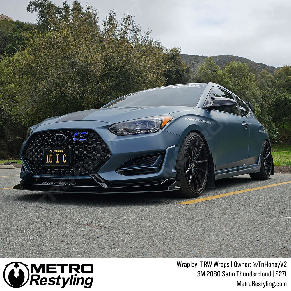 3M 2080 Satin Thundercloud Vinyl Wrap | S271 - Image 36