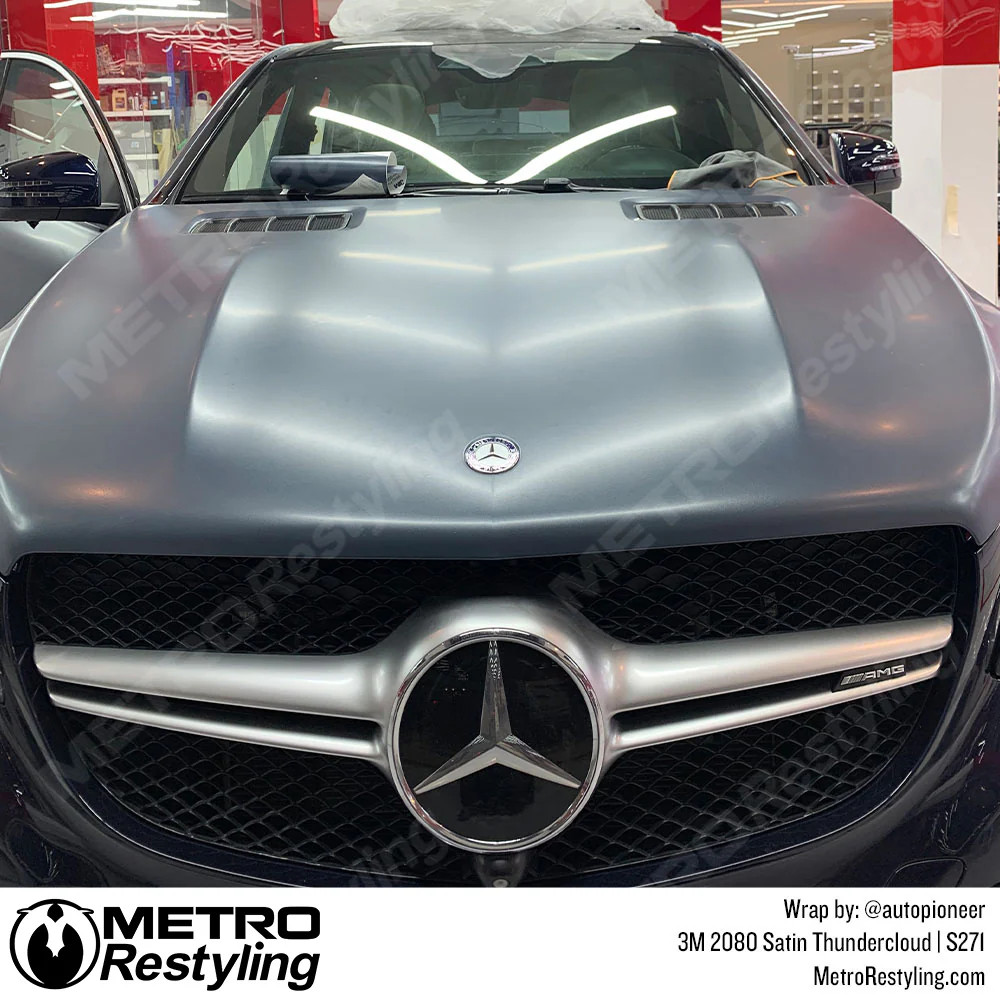 3M 2080 Satin Thundercloud Vinyl Wrap | S271 - Image 9