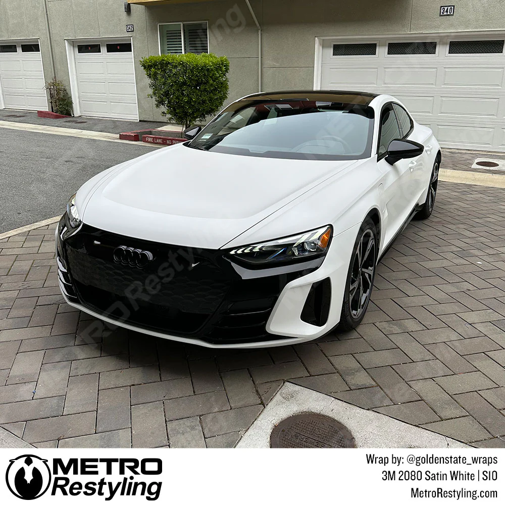 3M 2080 Satin White Vinyl Wrap | S10 - Image 11