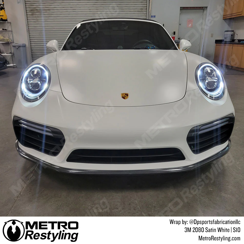 3M 2080 Satin White Vinyl Wrap | S10 - Image 3