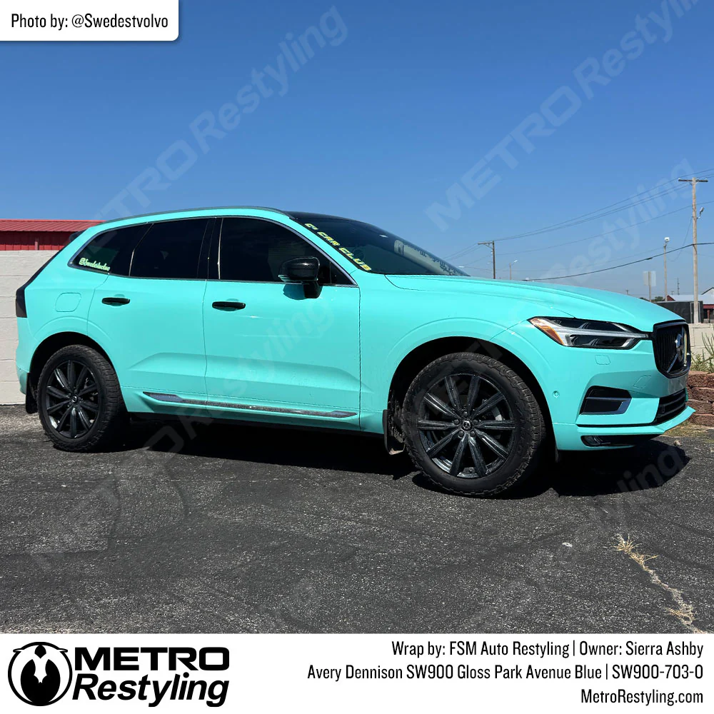 Avery Dennison SW900 Gloss Park Avenue Blue Vinyl Wrap | SW900-703-O - Image 3