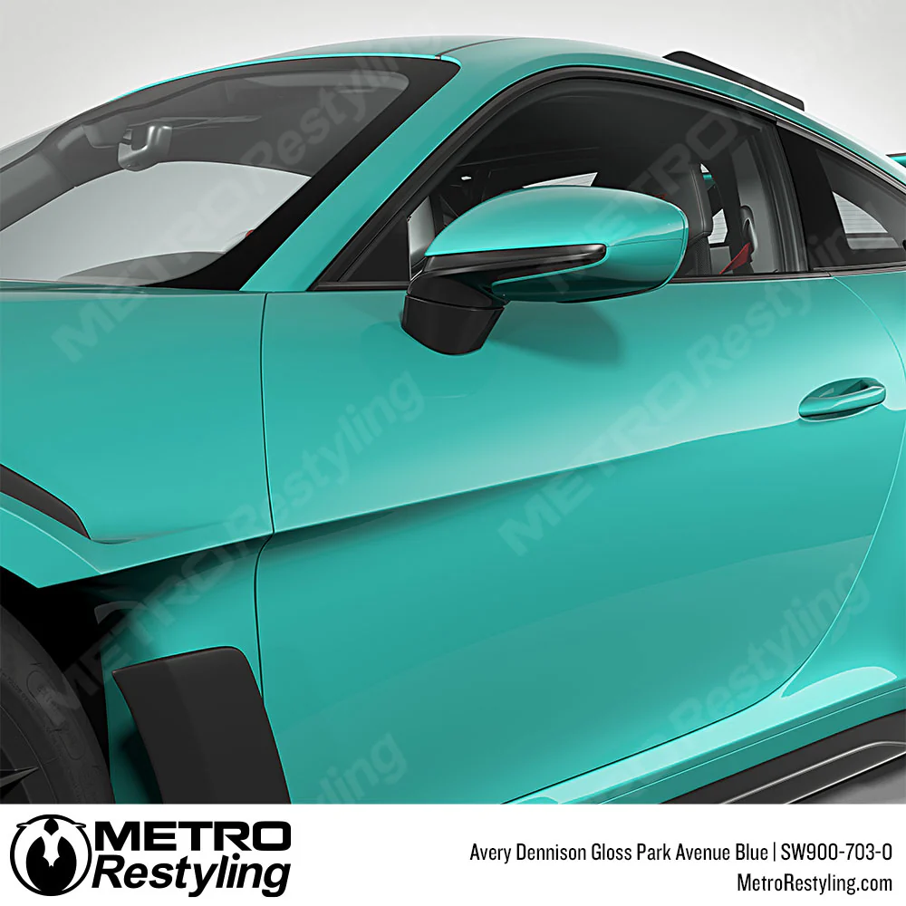 Avery Dennison SW900 Gloss Park Avenue Blue Vinyl Wrap | SW900-703-O - Image 7