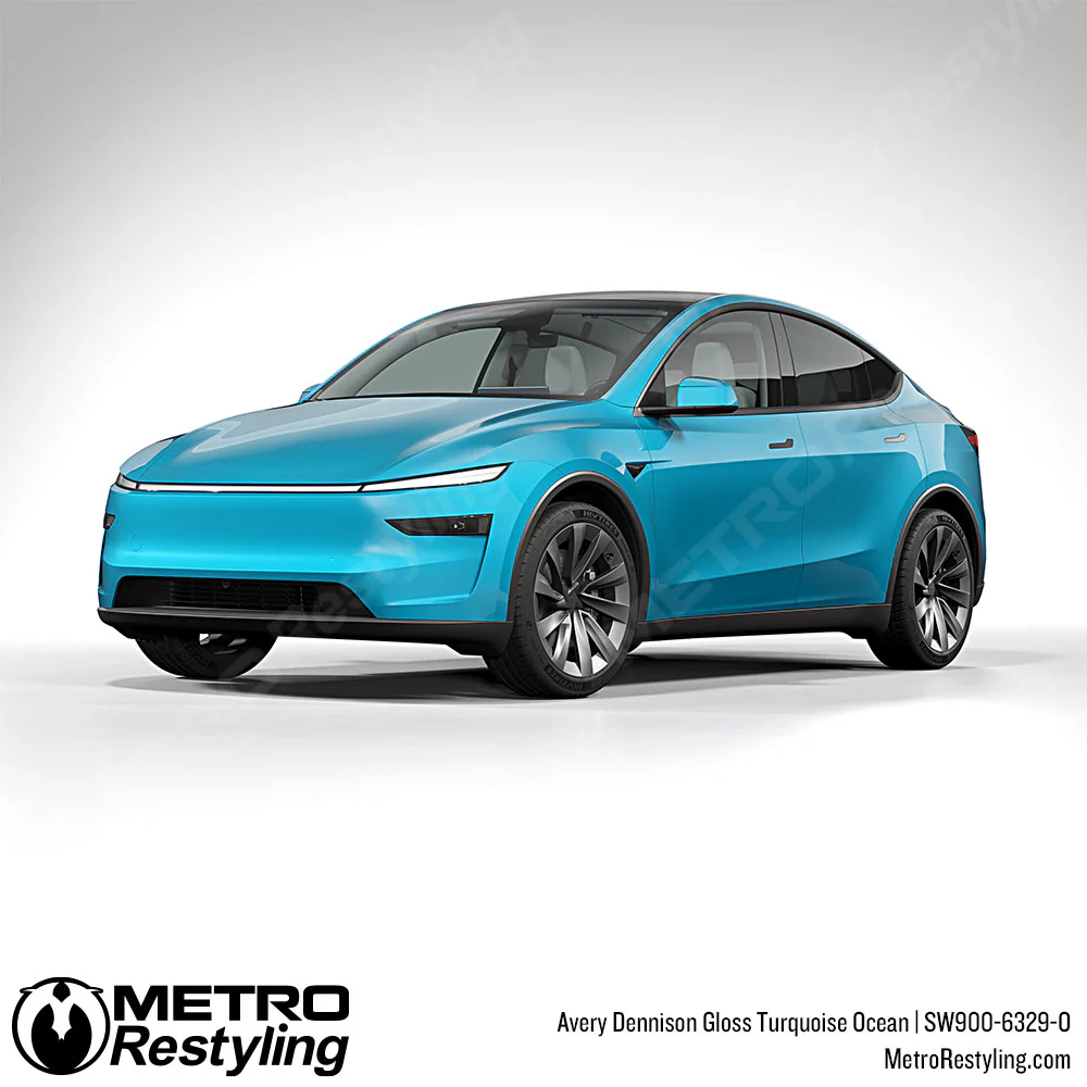 Avery Dennison SW900 Gloss Turquoise Ocean Vinyl Wrap | SW900-6329-O - Image 11