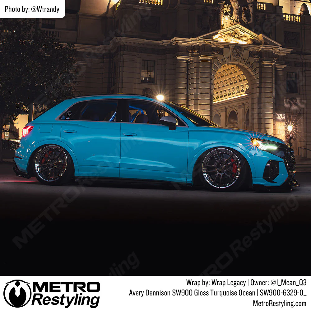 Avery Dennison SW900 Gloss Turquoise Ocean Vinyl Wrap | SW900-6329-O - Image 5