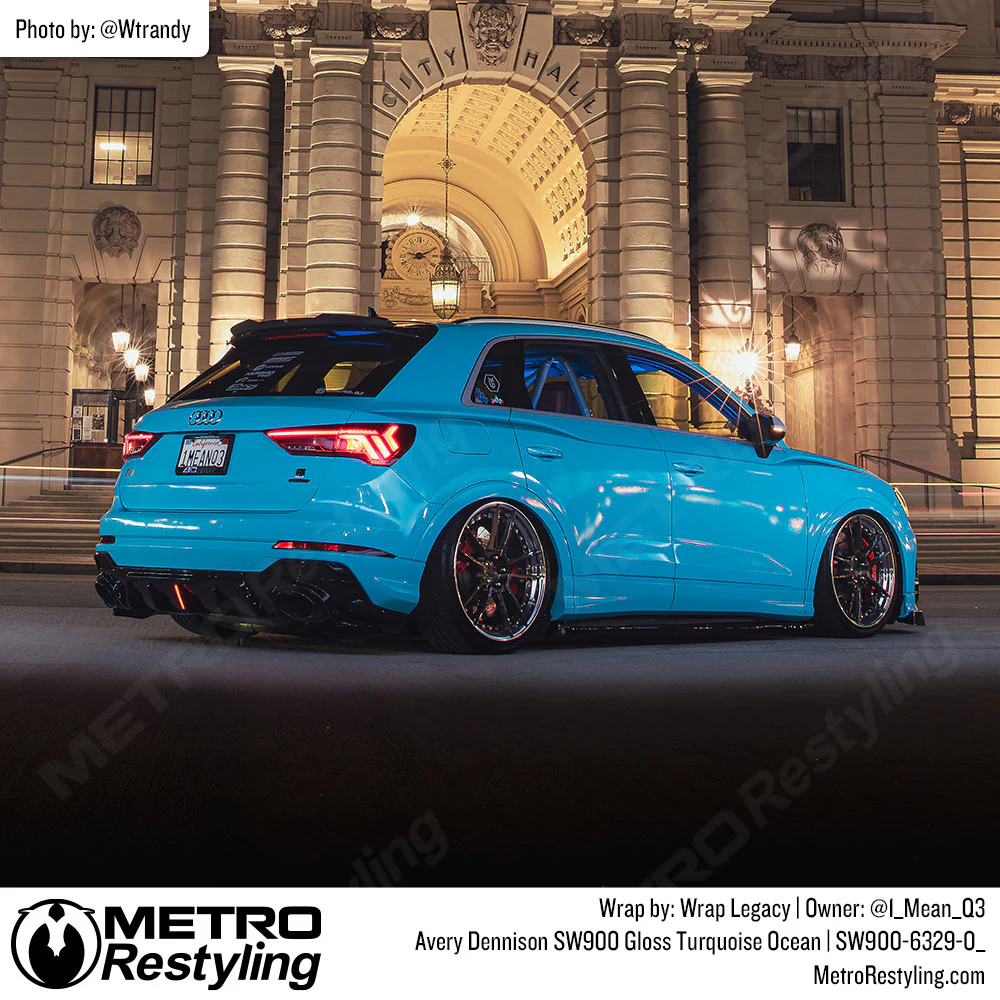 Avery Dennison SW900 Gloss Turquoise Ocean Vinyl Wrap | SW900-6329-O - Image 8