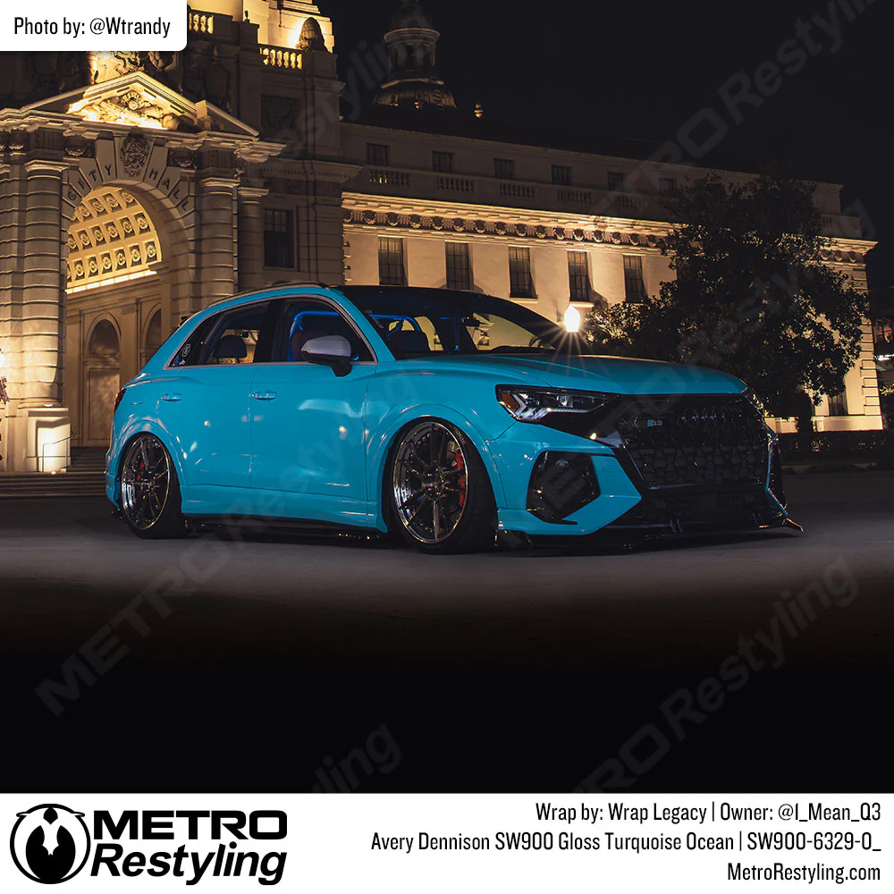 Avery Dennison SW900 Gloss Turquoise Ocean Vinyl Wrap | SW900-6329-O - Image 9