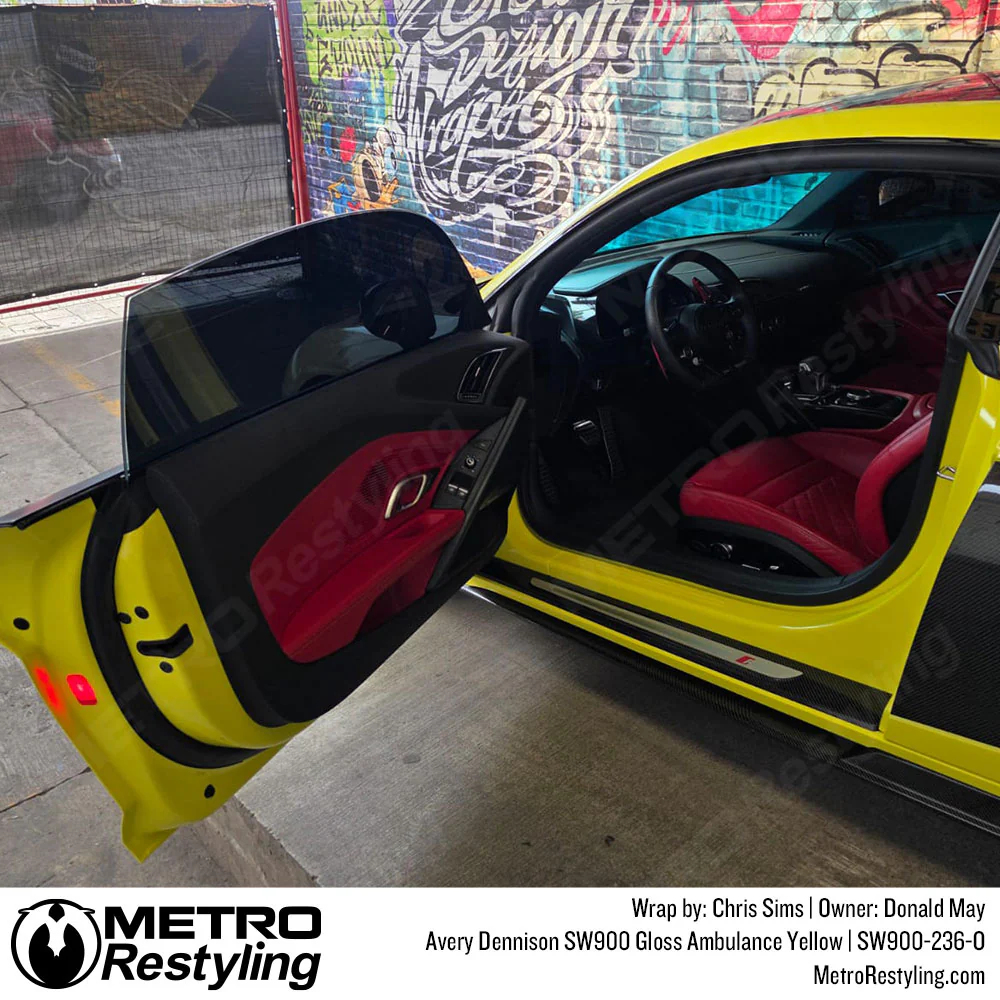 Avery Dennison SW900 Gloss Ambulance Yellow Vinyl Wrap | SW900-236-O - Image 10