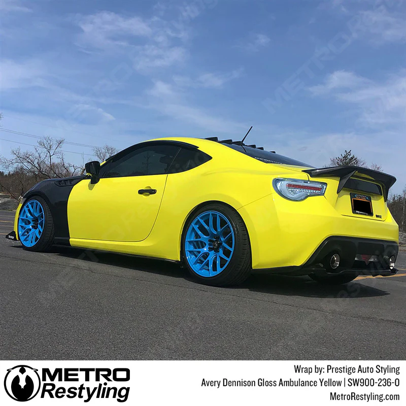 Avery Dennison SW900 Gloss Ambulance Yellow Vinyl Wrap | SW900-236-O - Image 8