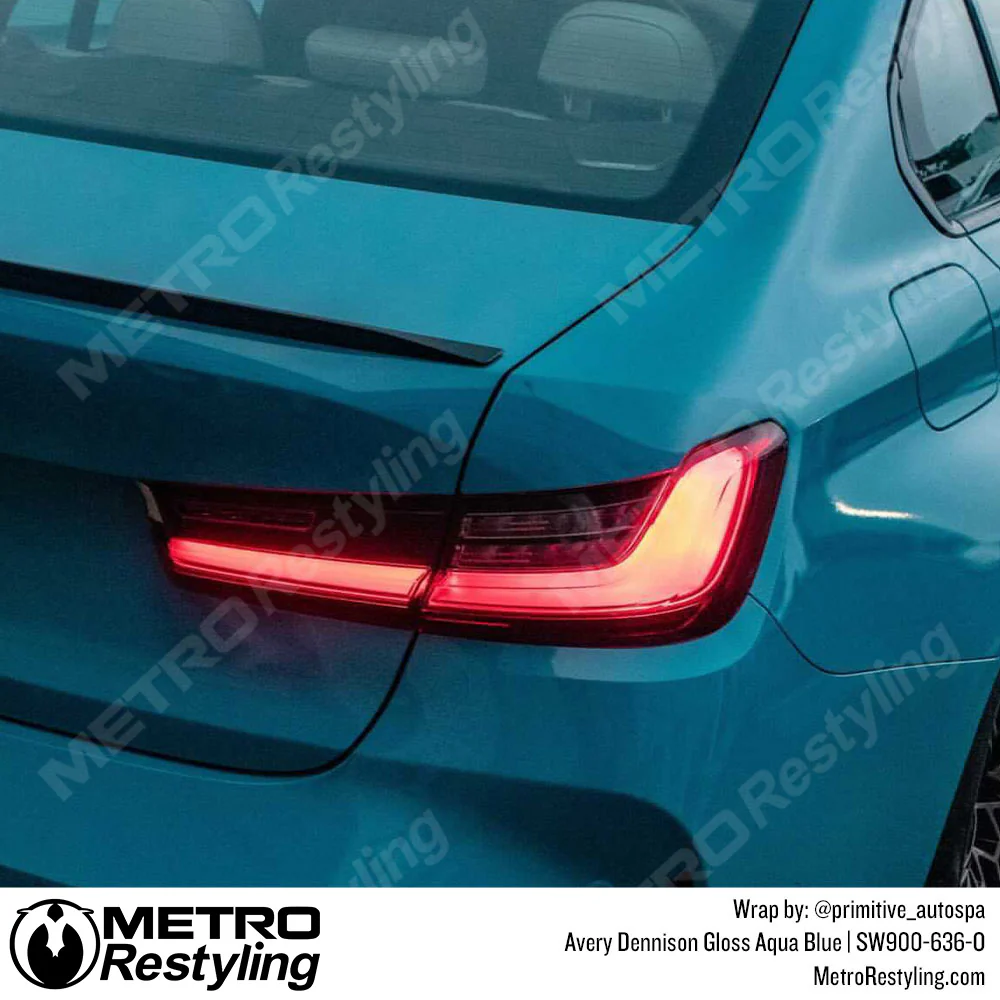 Avery Dennison SW900 Gloss Aqua Blue Vinyl Wrap | SW900-636-O - Image 10