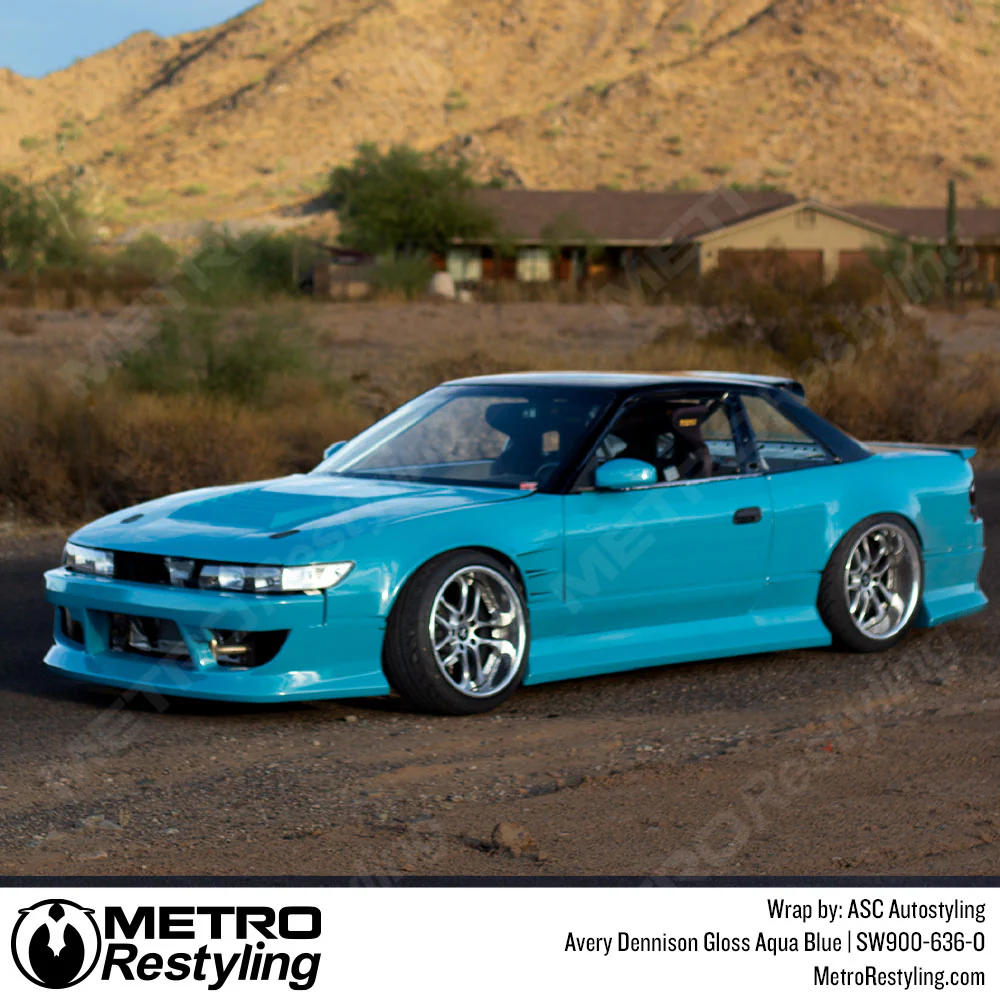 Avery Dennison SW900 Gloss Aqua Blue Vinyl Wrap | SW900-636-O - Image 12