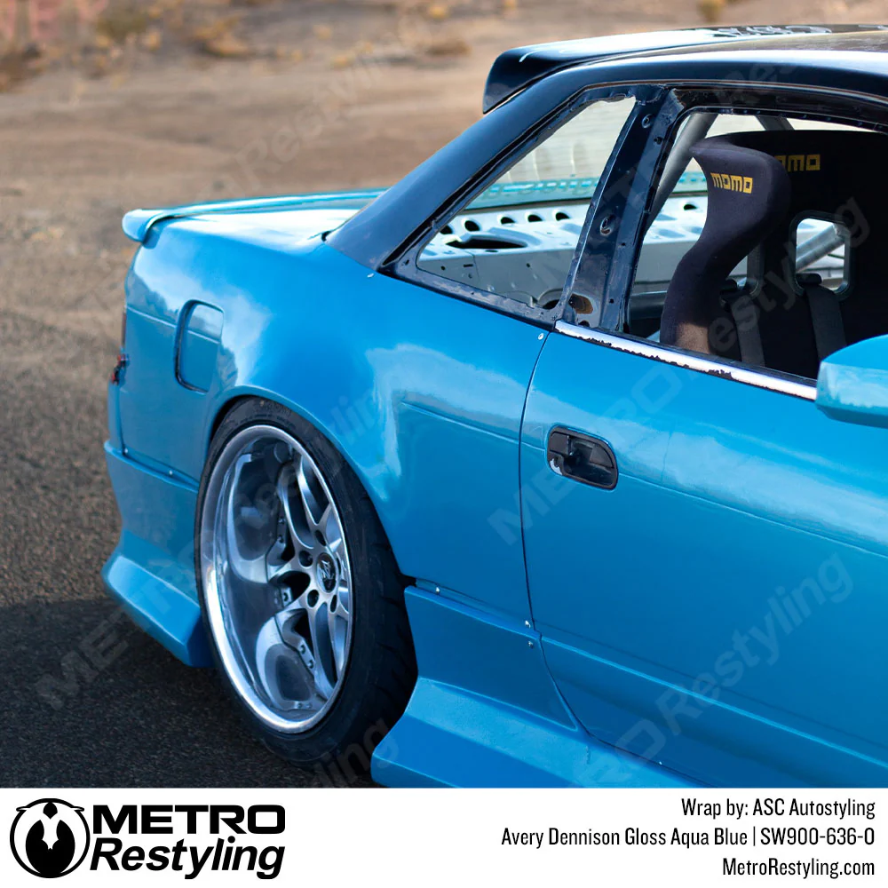 Avery Dennison SW900 Gloss Aqua Blue Vinyl Wrap | SW900-636-O - Image 15