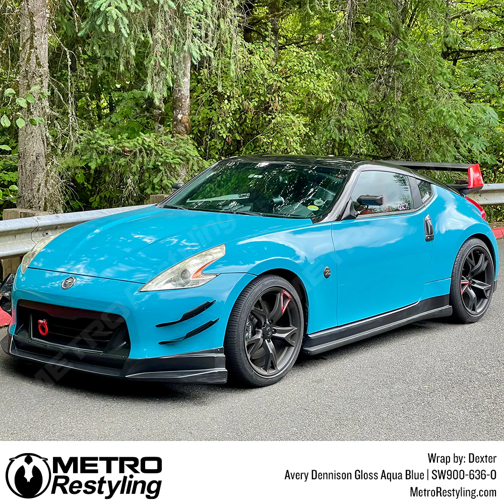 Avery Dennison SW900 Gloss Aqua Blue Vinyl Wrap | SW900-636-O - Image 17