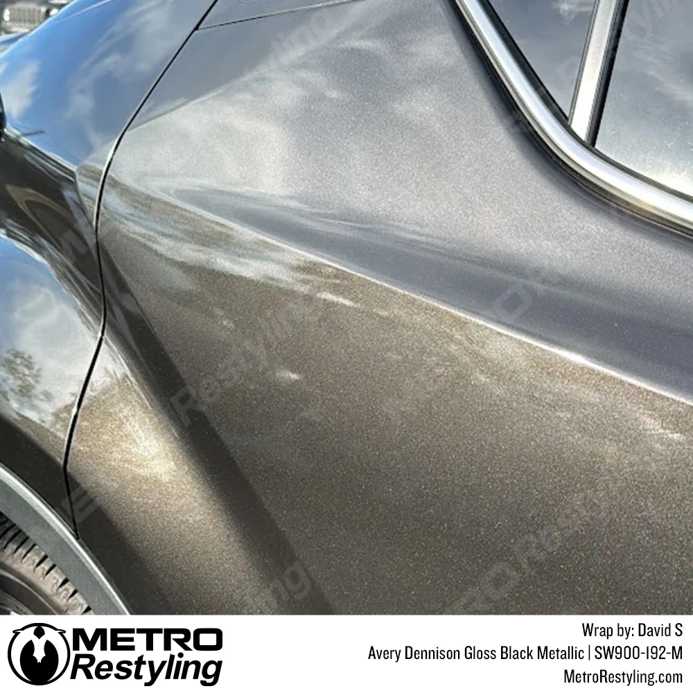 Avery Dennison SW900 Gloss Black Metallic Vinyl Wrap | SW900-192-M - Image 3