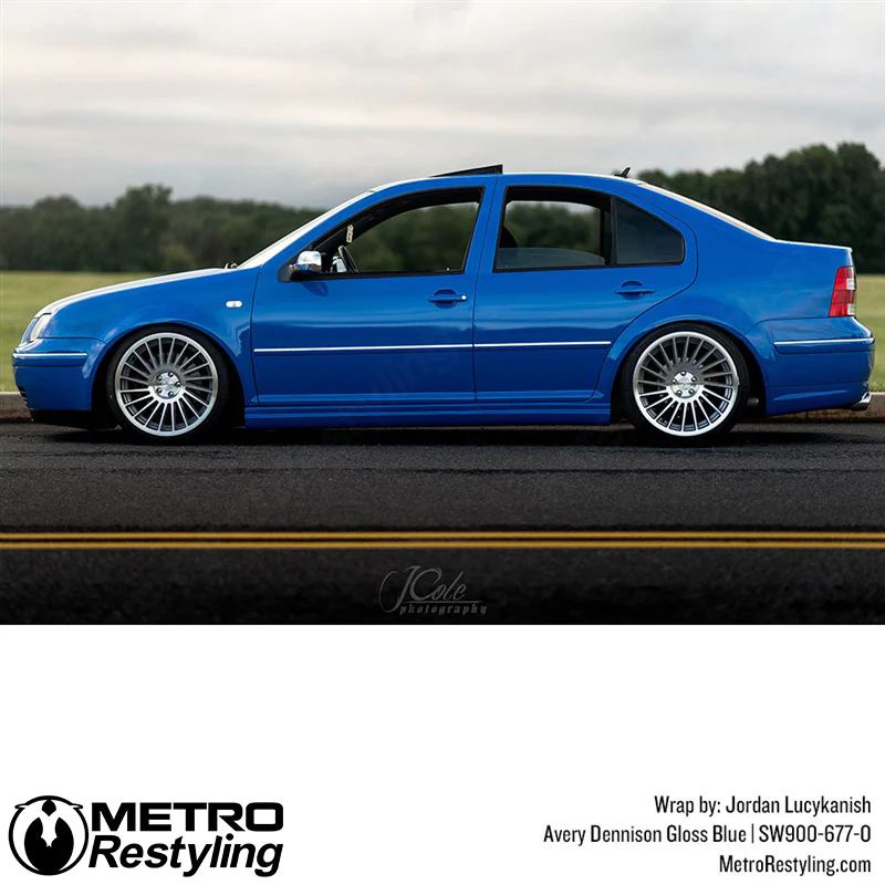 Avery Dennison SW900 Gloss Blue Vinyl Wrap | SW900-677-O - Image 8