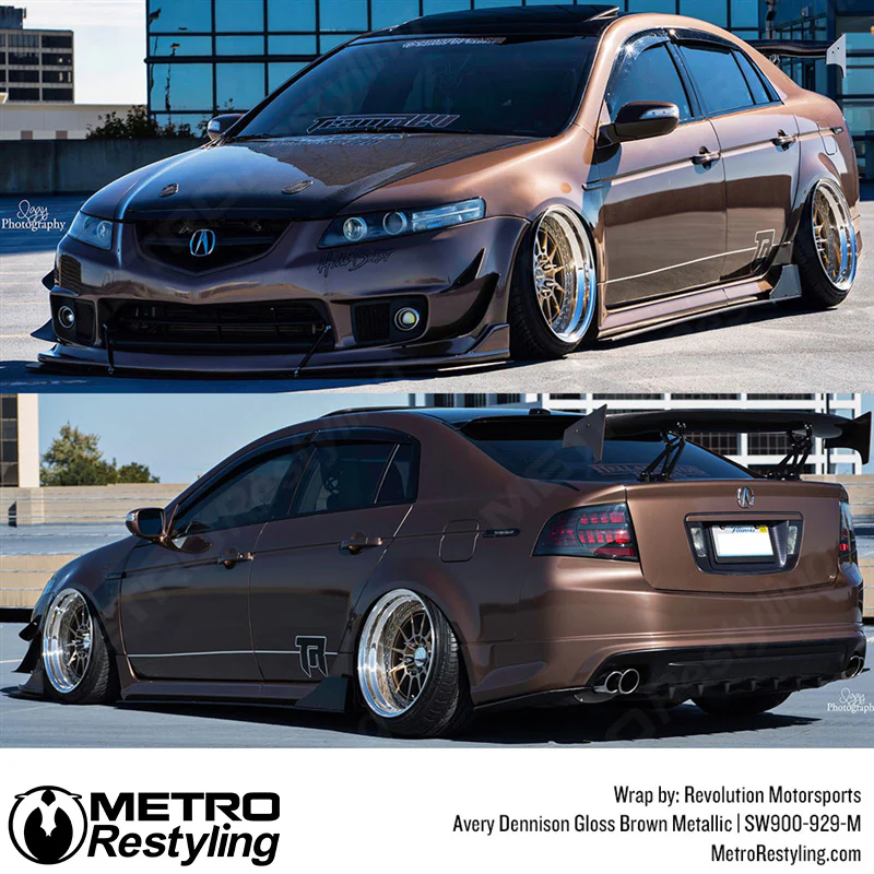 Avery Dennison SW900 Gloss Brown Metallic Vinyl Wrap | SW900-929-M - Image 3