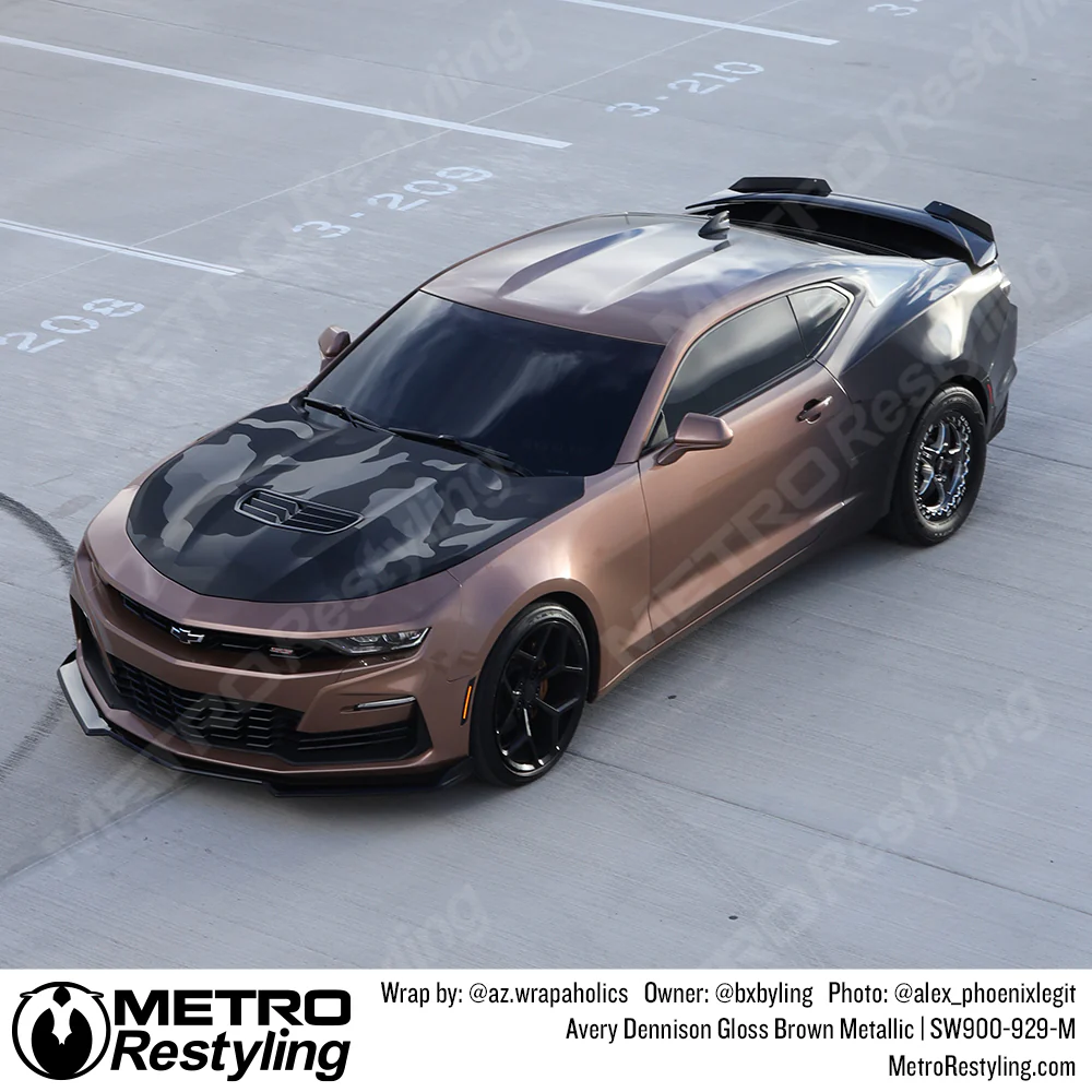 Avery Dennison SW900 Gloss Brown Metallic Vinyl Wrap | SW900-929-M - Image 4